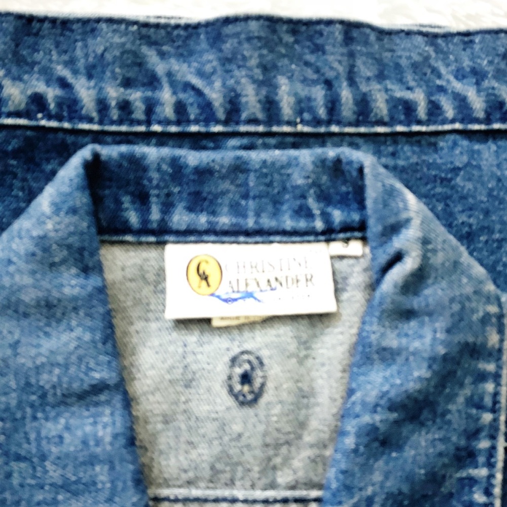 Christine Alexander Jean Sleeveless Jacket - Picture 6 of 7